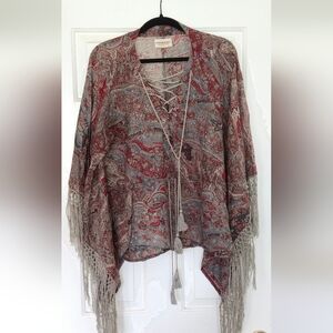 Denim & Supply Ralph Lauren Paisley Poncho
